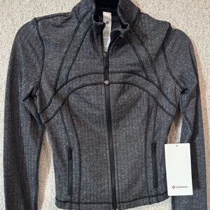 Lululemon Define Cropped Jacket *Herringbone* size 4, NWT!